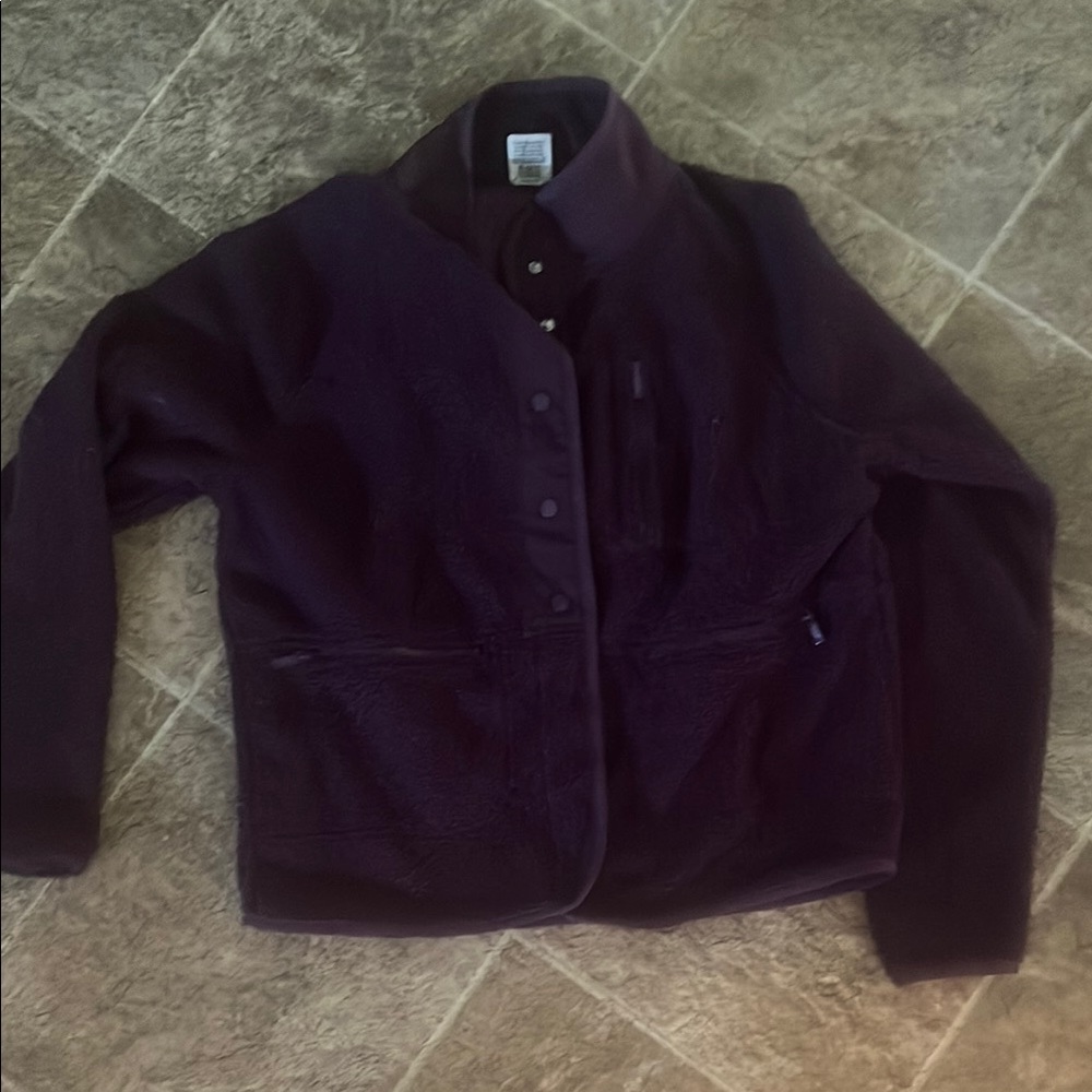 PINK Victoria's Secret Deep Purple Teddy Jacket